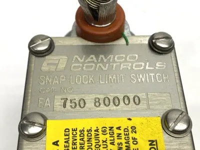 Namco Controls EA750 80000 Snap-Lock Limit Switch BENT SHAFT - For parts or not working