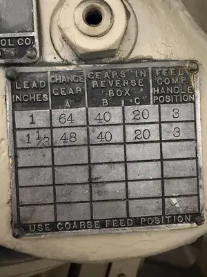 USED 1936 KING VERTICAL BORING MILL