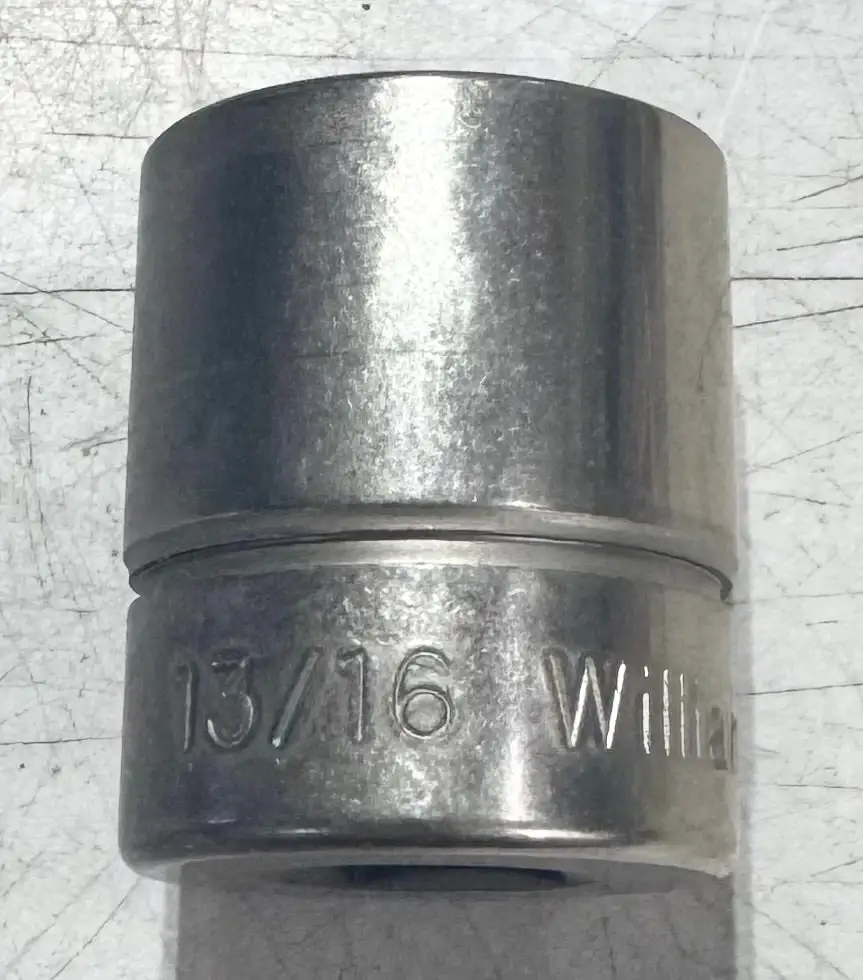 Williams 3/8" Drive 13/16" Shallow Socket 12 Point USA Made