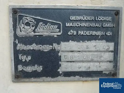 USED Lodige-Littleford Littleford, CM Lodige Densifier, Model CB-190, S/S