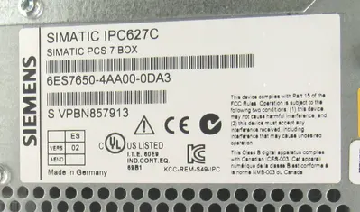 USED SIEMENS 6ES7650-4AA00-0DA3
