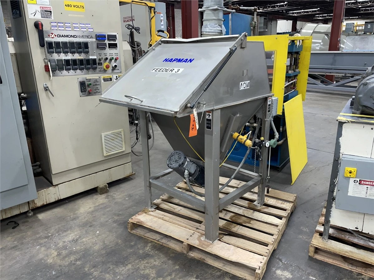 Hapman Flex Screw Bin, Model 400SS