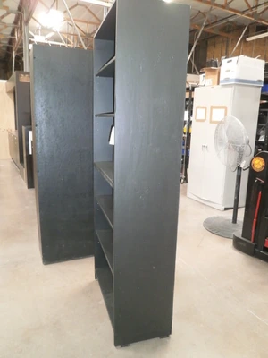 Custom Black Design storage Design Furniture Re-purpose 34"X"x16"X 80" 6 shelves
