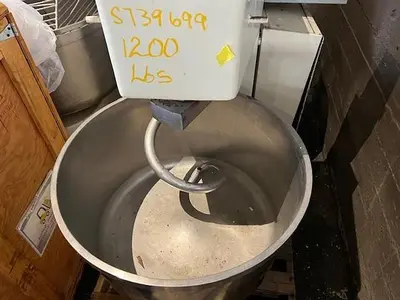 Mixer, Dough, Spiral, 200 lb, S/st, Pietro Berto, #S739699