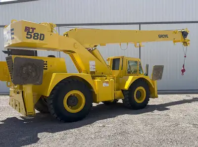 Used GROVE RT58D Mobile Cranes Texas US | FMI Trading #1354171