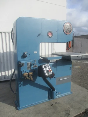 36" x 12" DoAll, vertical vari-speed all material cutting bandsaw with power table