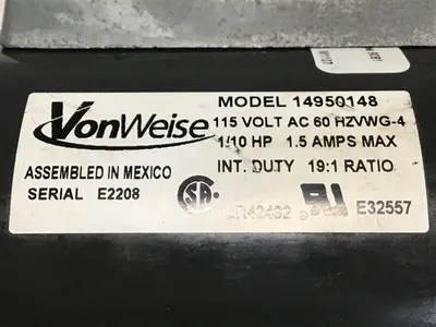 USED VONWEISE 14950148