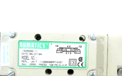 NEW NUMATICS I12BB600MP14C61 SOLENOID VALVE