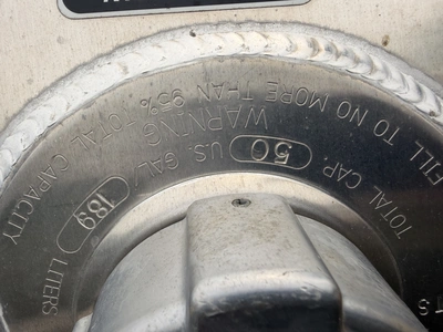 Used DTNA 50 GALLON FUEL TANK WITH STRAPS.  CAME OF FREIGHTLINER Aluminum  Tanks Michigan US | Miedema Asset Management Group #1357569
