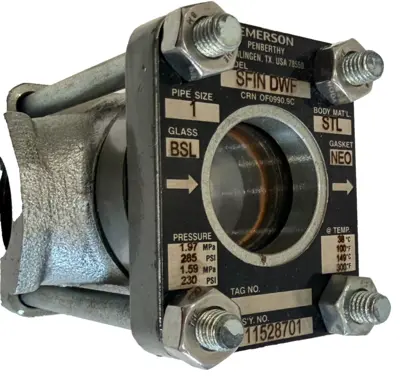 NEW EMERSON PENBERTHY SFIN DWF LIGHT FLOW INDICATOR SFINDWF