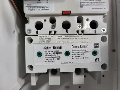 50A, 3 Pole, 600V Circuit Breaker HFD3050 Bucket for Freedom 2100 MCC Frame