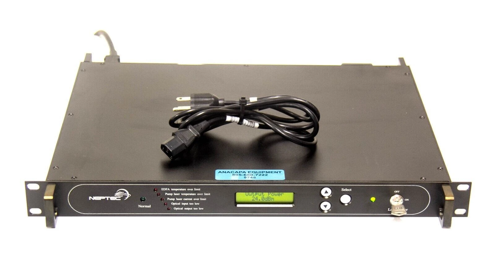 Neptec EDFA2406CLNA00 Booster Erbium-Doped Fiber Amplifier USED (9748)R