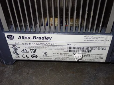 Used ALLEN BRADLEY 6181P15A3SW71AC Automation Control (HMI) Ohio US | HGR 24 #728023