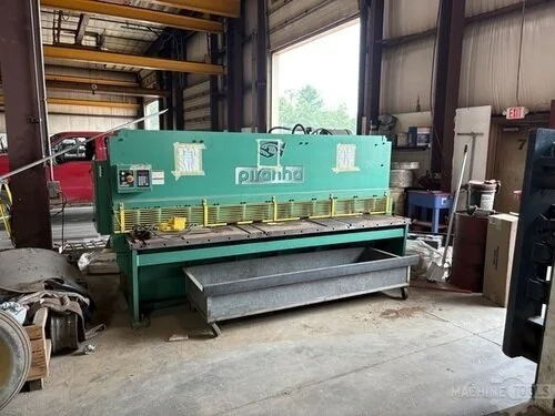 Used PIRANHA 1/4-10 Power Squaring Shears (Inch) Wisconsin US | Mac-Tech #400532