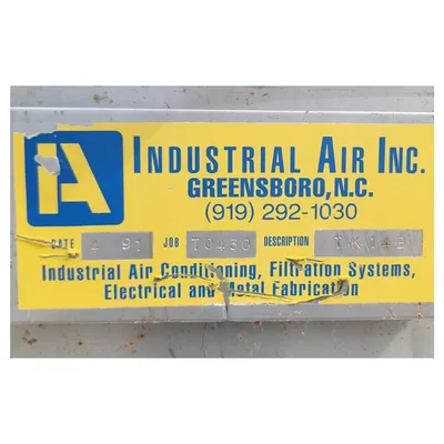 Used Industrial Air Inc. Stainless Steel Vertical Mix Tank - 750 Gal.