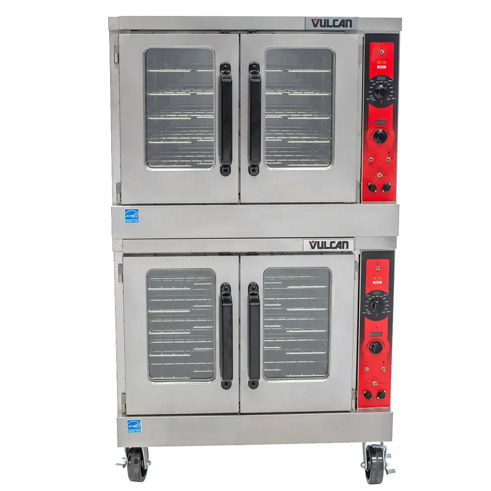 Vulcan VC55ED Double Full Size Electric Convection Oven - 25 Kw, 208v/1ph