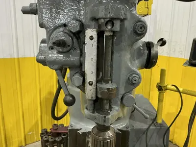 2 HP X 9" X 42" BRIDEPORT SERIES I VERTICAL RAM TYPE KNEE MILL DRO POWER FEEDS VARIABLE DRIVE: YOBRO #24264