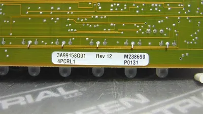 Westinghouse 4PCRL1 Ovation Local I/O Interface Board 3A99158G01 Rev. 12 Used