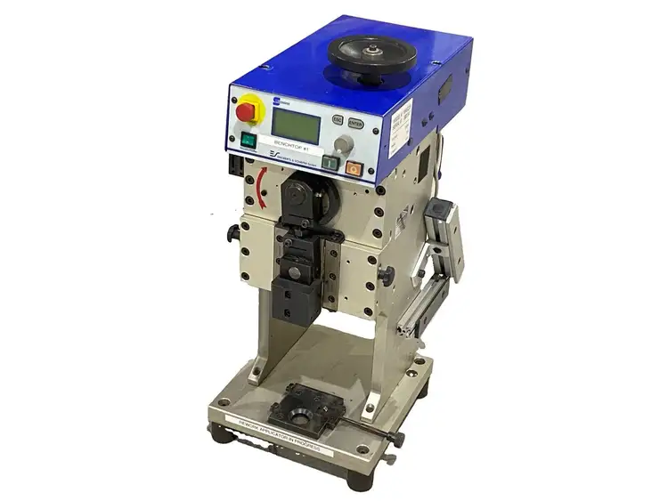Used Schafer Eccentric Crimping Press MAS229 Wire Crimpers Michigan US | Maverick Industrial Sales #1502485