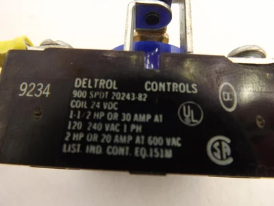 Used DELTROL CONTROLS _UNKNOWN_ Relays & Switches | OCO Industrial #1668565
