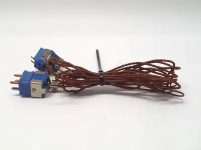 DTC-U-M-ROHS,SMPW-K-M | Omega DTC-U-M-ROHS 4-Prong Dual Circuit Standard Size Thermocouple Connectors - Used