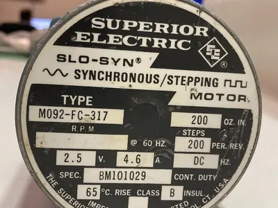 New | in-Stock SUPERIOR ELECTRIC M092-FC-317 Motors (misc) | Surplus Asset Holdings #1205131