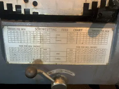 27"/45" X 138" BINNS & BERRY ENGINE LATHE. STOCK # 0680624