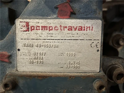 15' Friul Filiere Vacuum Calibration Table, (3) Pompetravaini Vacuum Pumps