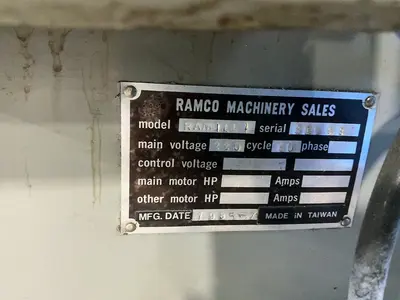 Used RAMCO MACHINERY RAMILL1 Horizontal & Vertical Ram Type Mills Ohio US | HGR 24 #1150497
