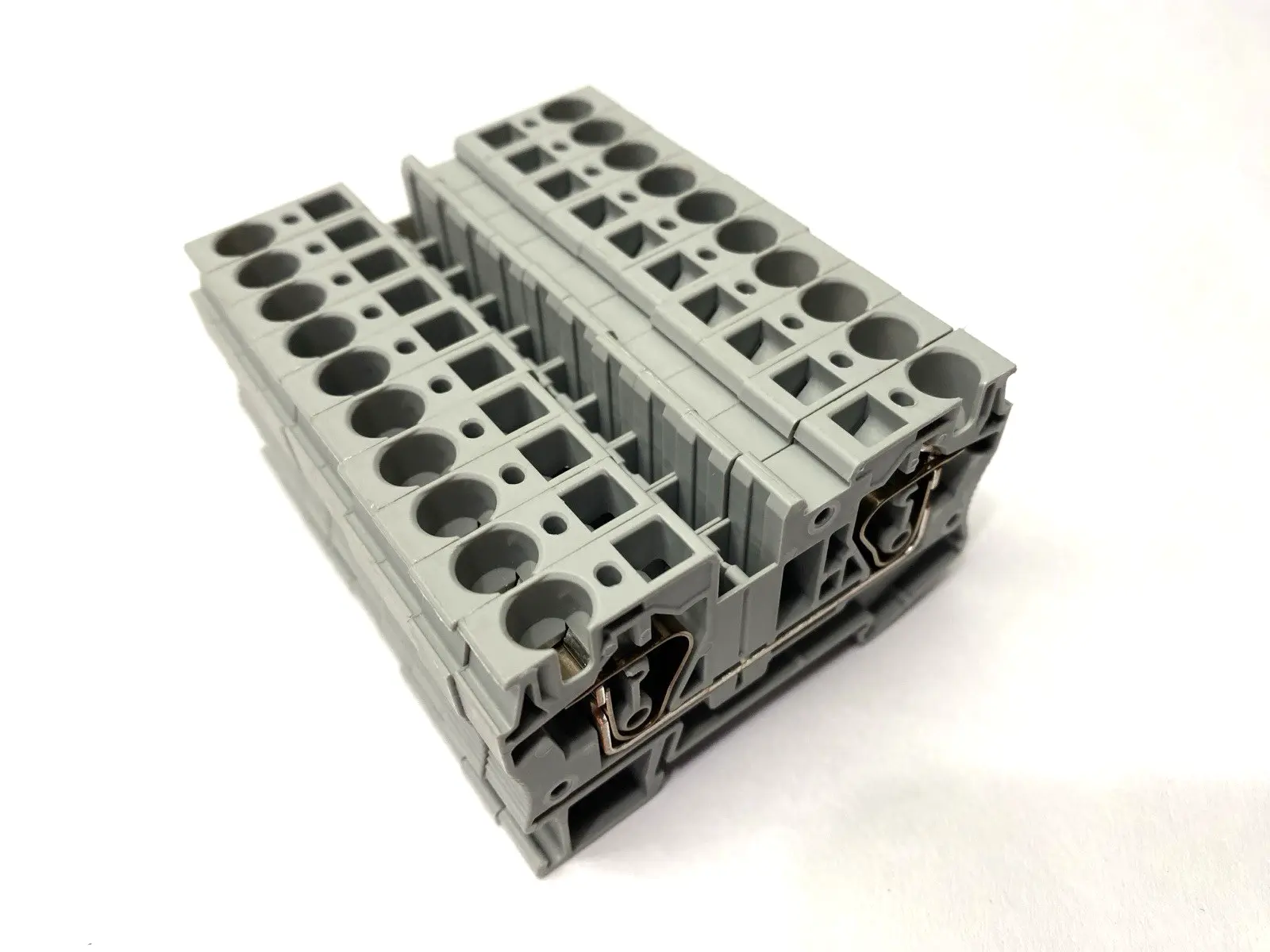 USED PHOENIX CONTACT FEED-THROUGH TERMINAL BLOCK 3031487 LOT OF 10