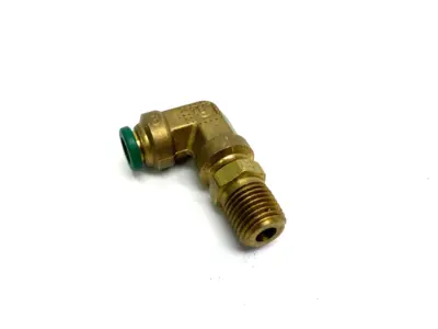 USED PARKER PRESTOLOK PUSH-TO-CONNECT SWIVEL ELBOW FITTING 5/16" OD X 1/4"