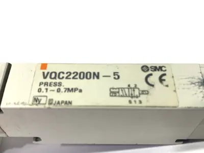 USED SMC PNEUMATIC SOLENOID VALVE 5-PORT