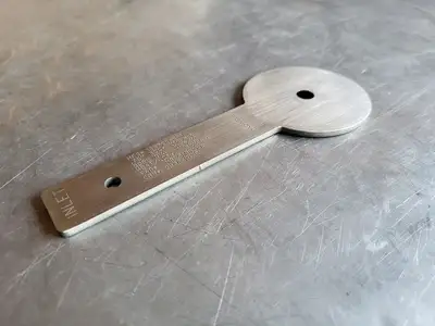 3/4" Paddle Orifice Plate Inlet 0.375"