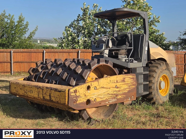 Used 2013 VOLVO SD115 Road Rollers Texas US | Proxy Equipment #1424209