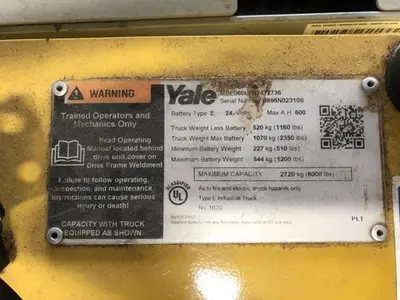USED 2018 YALE MPE060LF