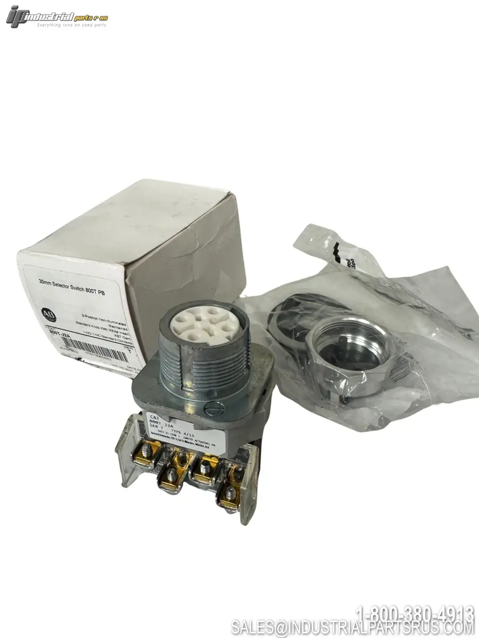 New | in-Stock ALLEN-BRADLEY 800T-J2A Relays & Switches Kentucky US | Industrial Parts R Us Inc. #1363399