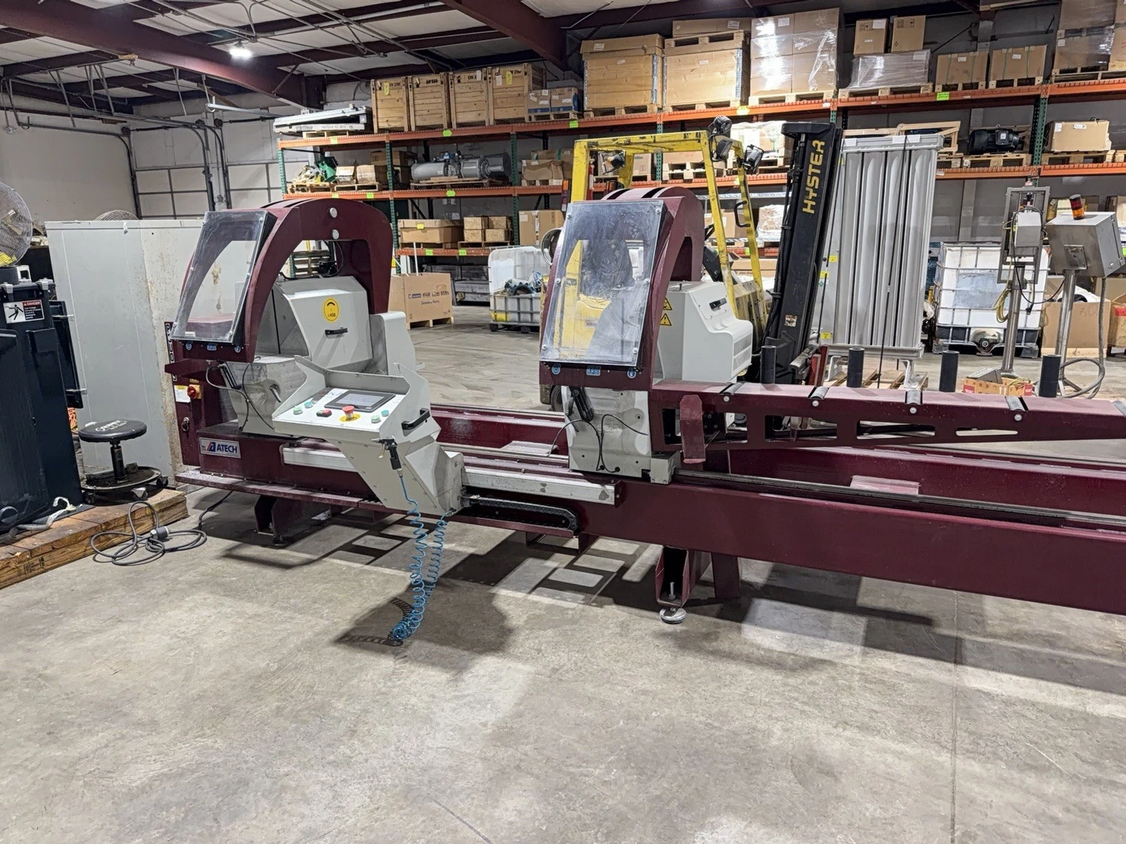 Atech Zigma AU450 Heavy Duty CNC Double Miter Saw Aluminum 480V