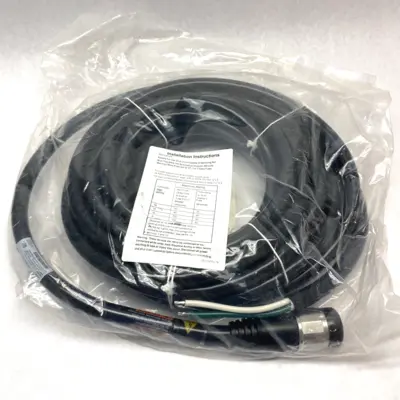 NEW TURCK POWERFAST STRAIGHT MALE CABLE 3-PIN U-95346