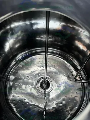 USED PRECISION STAINLESS 600 LITER STAINLESS STEEL JACKETED REACTOR 45 PSI