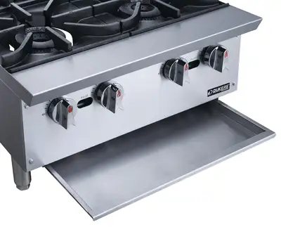 New | in-Stock Dukers New Dukers DCHPA36 Hot Plate with 6 Burners Hot Plates Illinois US | Falcon Restaurant Supply #1376247