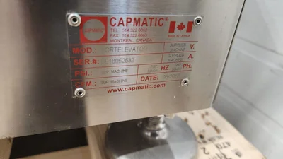Capmatic Cap Elevator, Sorter, Feeder # 2517