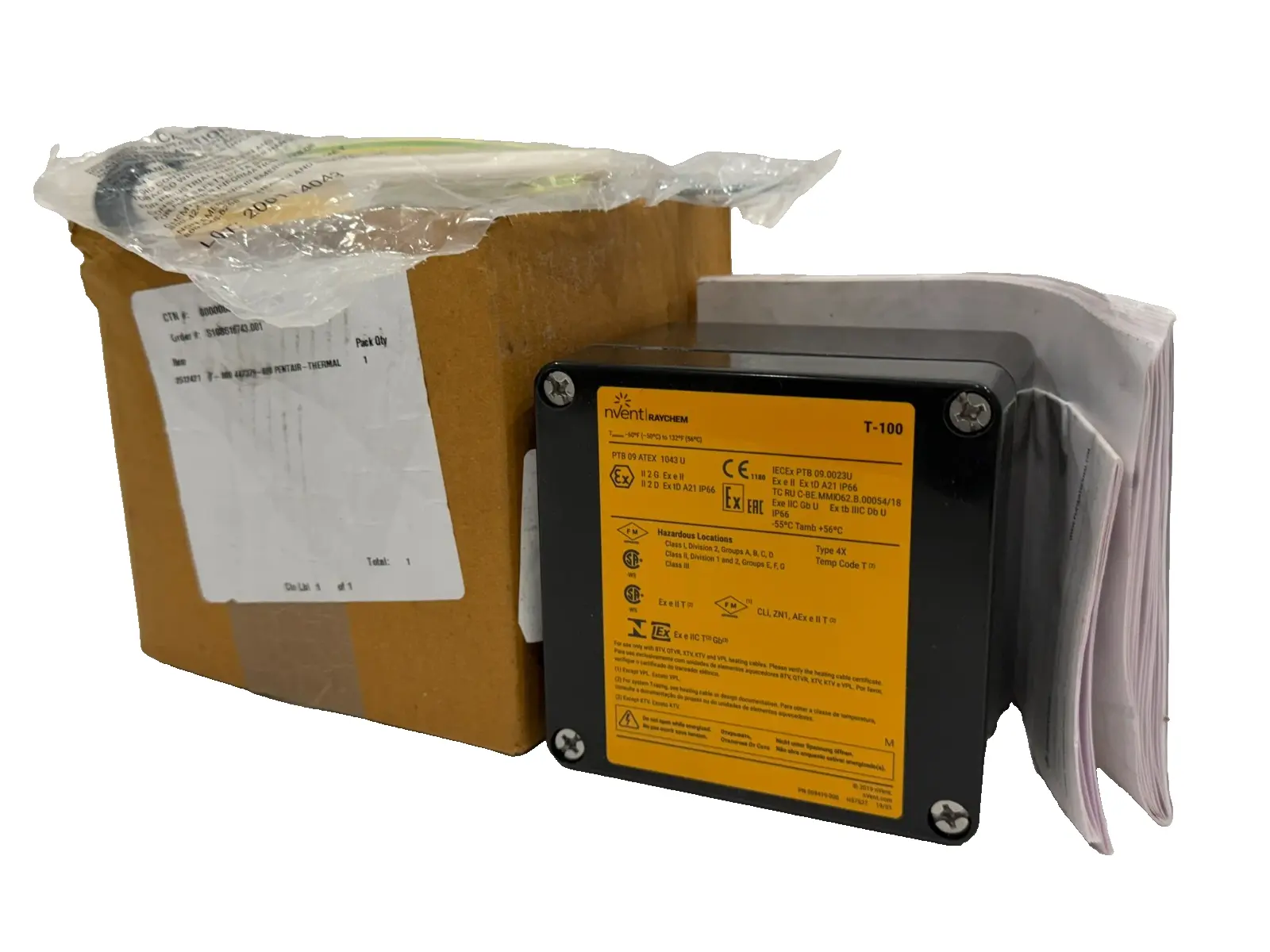 NEW RAYCHEM T-100 CONNECTION SPLICE/TEE KIT T100