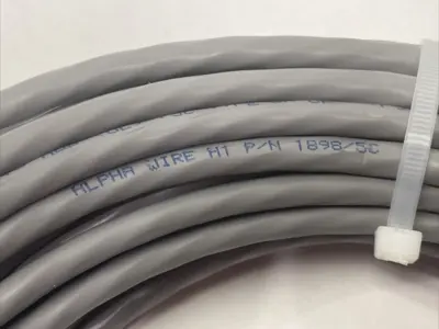 USED ALPHA WIRE COMMUNICATION & CONTROL CABLE UNSHIELDED 5-COND