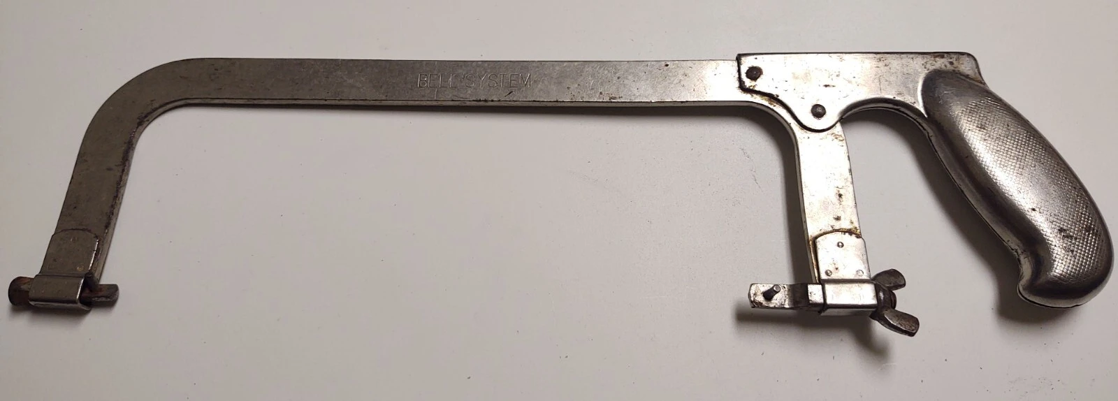 Vintage FORSBERG MFG CO #70 Hacksaw BELL SYSTEM with WHALE Logo