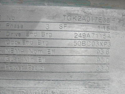 USED GENERAL ELECTRIC 5KS286SE208D