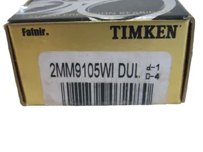 NEW SET TIMKEN 2MM9105WIDUL BEARINGS