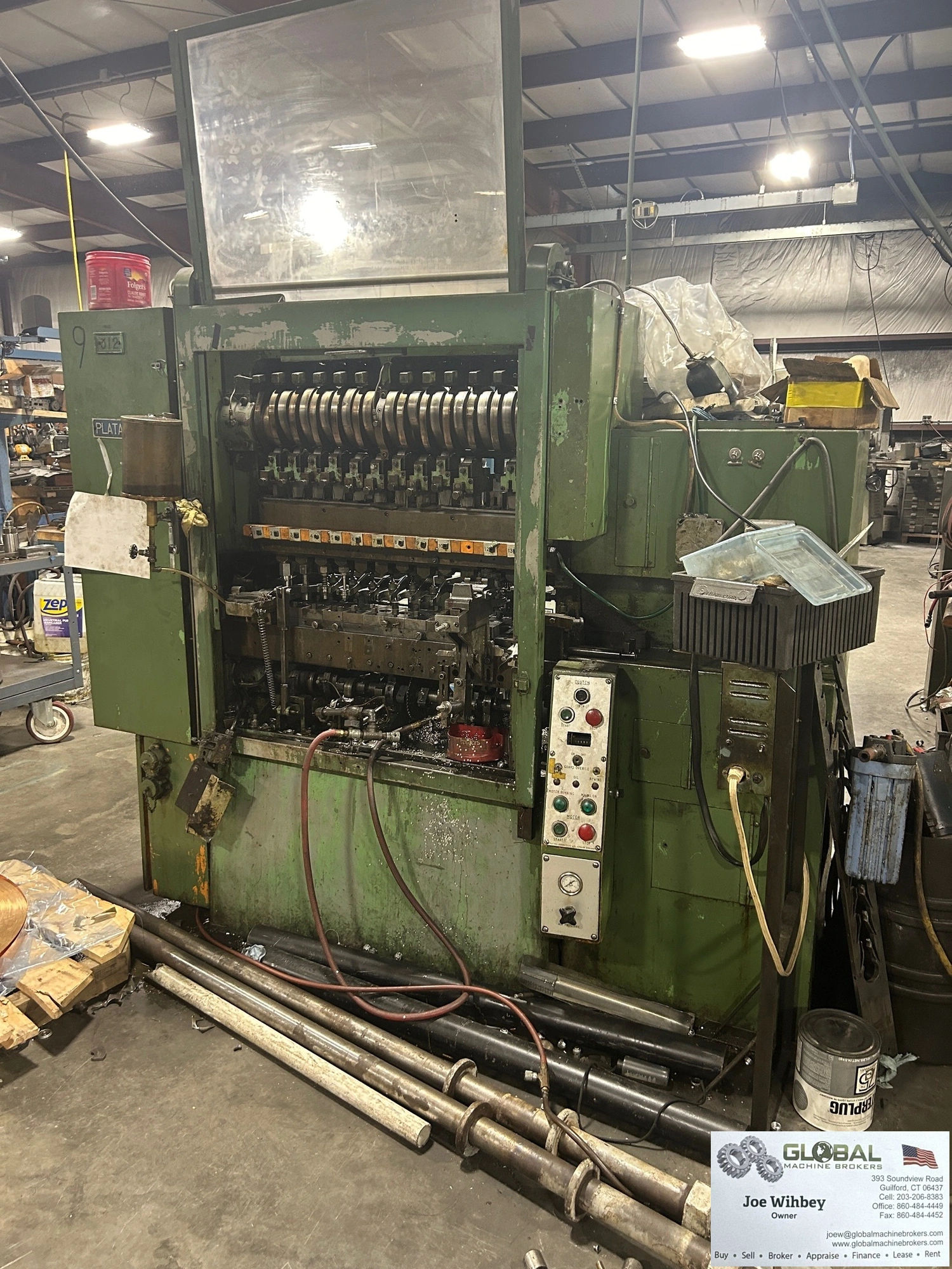 Platarg 312 ICOP Eyelet Transfer Press -New 1982- 12 Operations