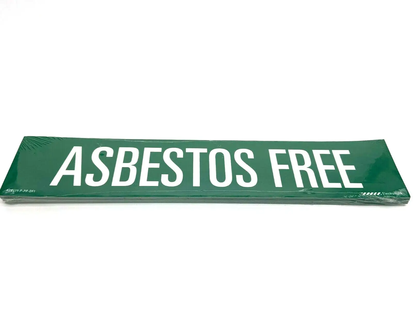 New | in-Stock Electromark Asbestos Free Sticker Lab Labels Michigan US | Maverick Industrial Sales #1392801