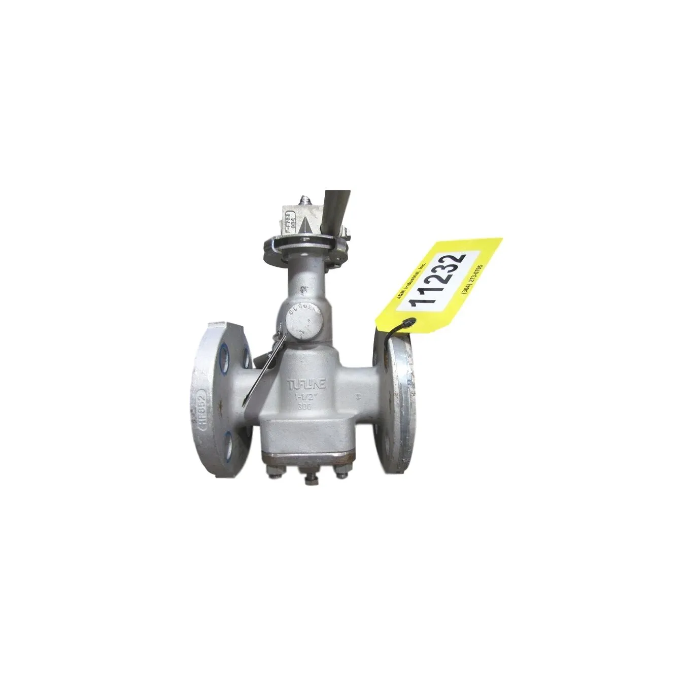 Xomox Tufline Severe Service 1 1/2" Sleeved Plug Valve