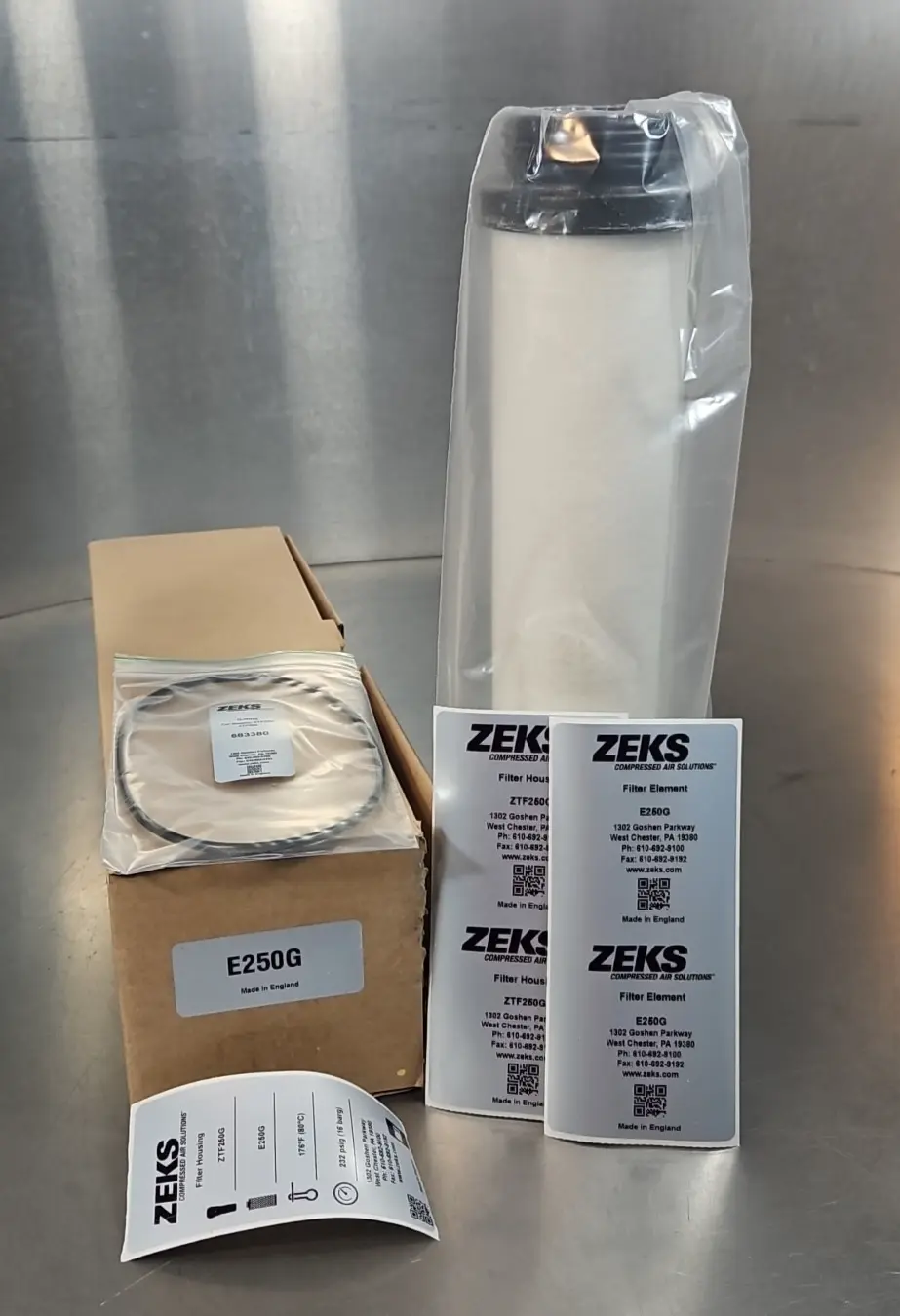 Zeks E250G Replacement Filter Element, OEM Equivalent Loc5B15